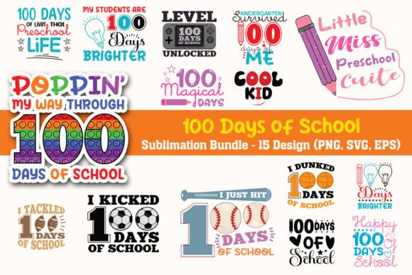 100 Days of School Design Bundles