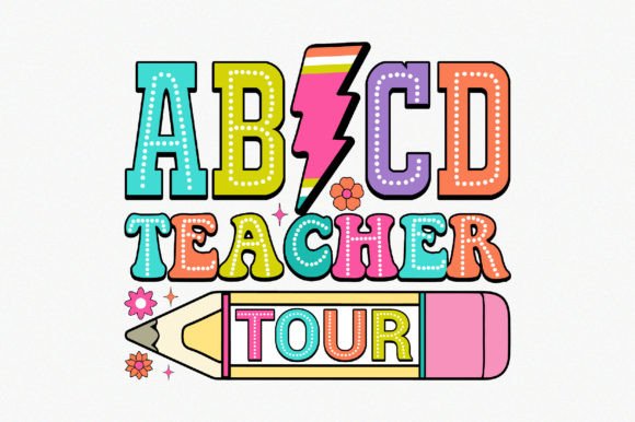 ABCD Teacher Tour Graphics for Crafts