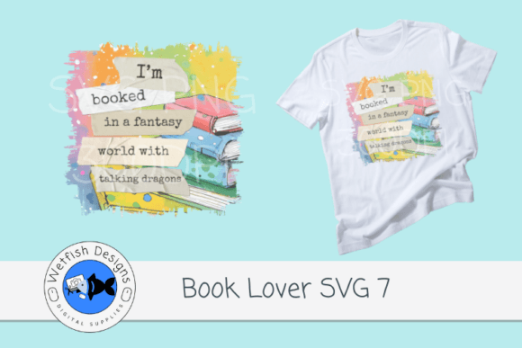 Book Lover SVG PNG Craft Graphic 7