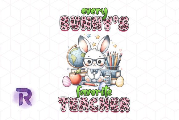 Every Bunny's Favorite Teacher PNG: Graphics for Crafts