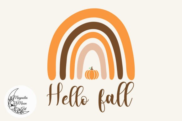 Hello Fall Rainbow Svg: Graphics for Crafts