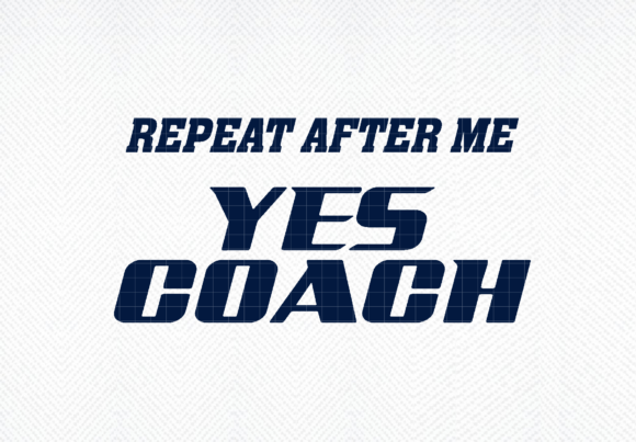 Repeat After Me Yes Coach, Graphics