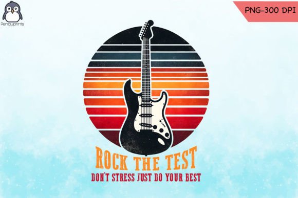 Rock the Test Don’t Stress Teacher Graphics & Crafts