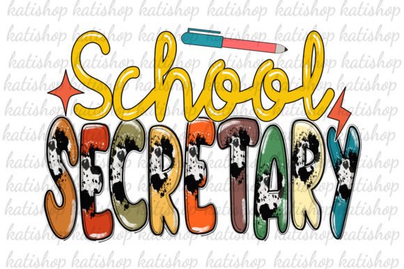School Secretary Western Cowhide Png: Graphics & Crafts