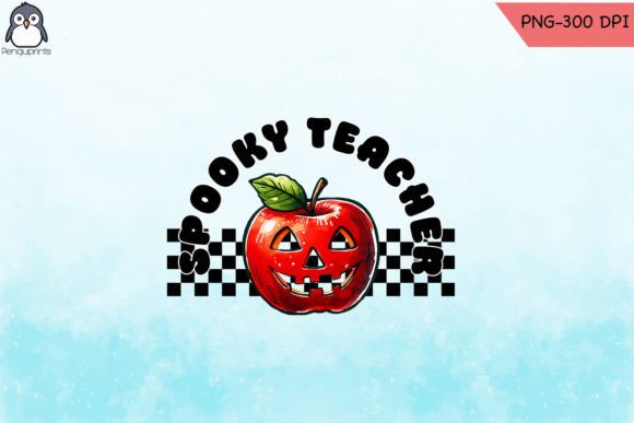 Spooky Teacher Halloween Funny PNG for Crafts and Graphics